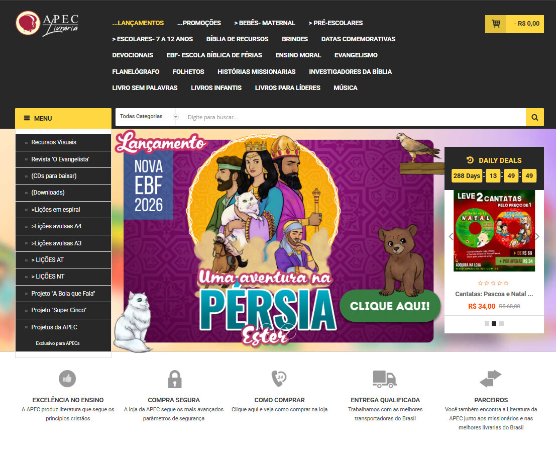 Novidades Editoriais para o Ministério Infantil